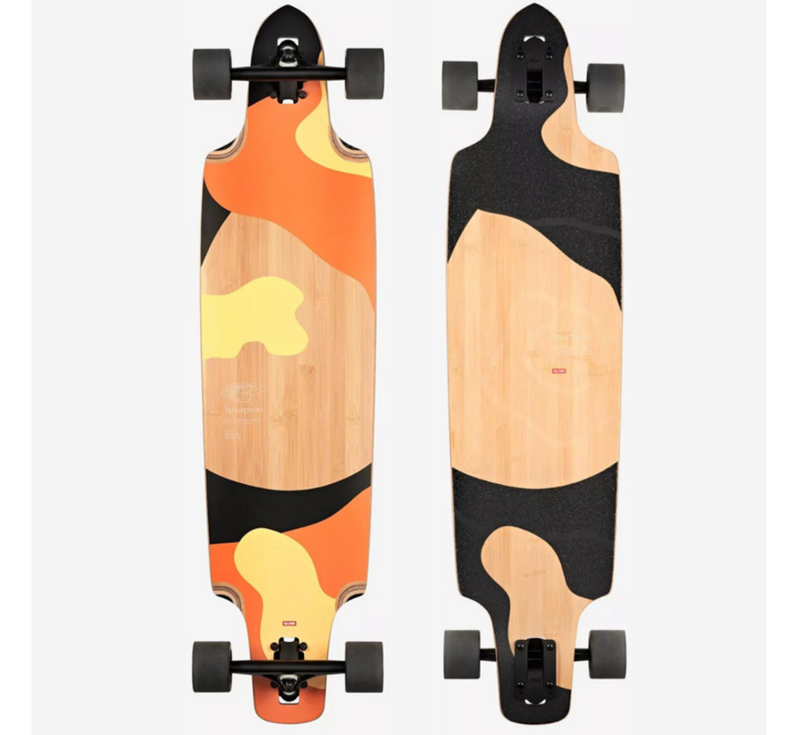 Globe Spearpoint Longboard 40″ – Cruiser directionnel en bambou/Xeric