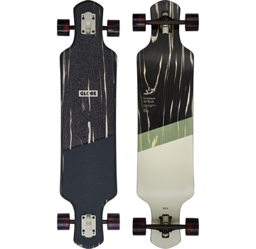 Globe Longboard Globe Geminon Rock de 40 pulgadas, color negro Macassar