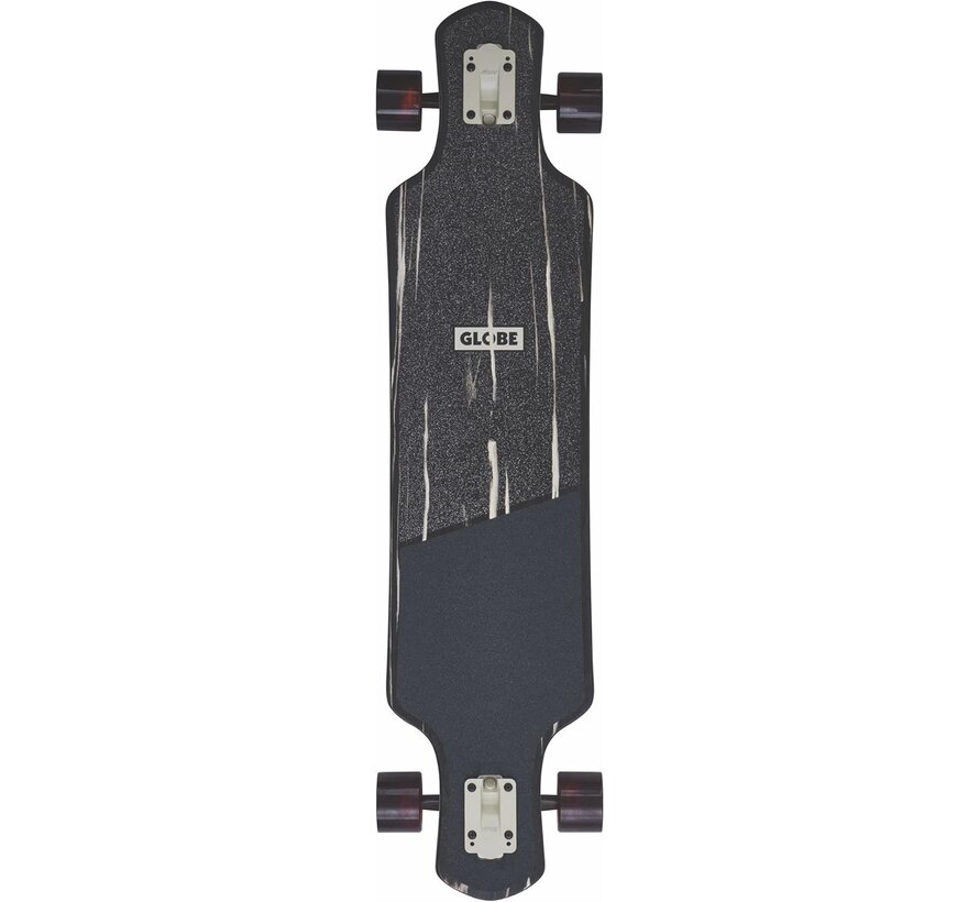Globe Geminon Rock Longboard 40″ – Black Macassar/Epitome | Rockered Drop Through Cruiser