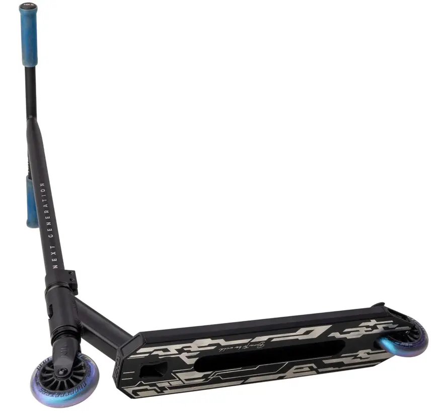 Patinete acrobático NKD Next Generation negro/azul con manillar en T