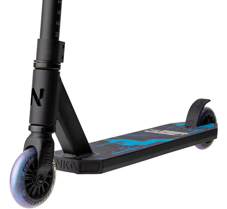 Patinete acrobático NKD Next Generation negro/azul con manillar en T