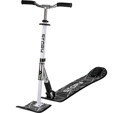 Story Story Deluxe Snow Stuntstep – White/Black | Verstelbaar & Inklapbaar