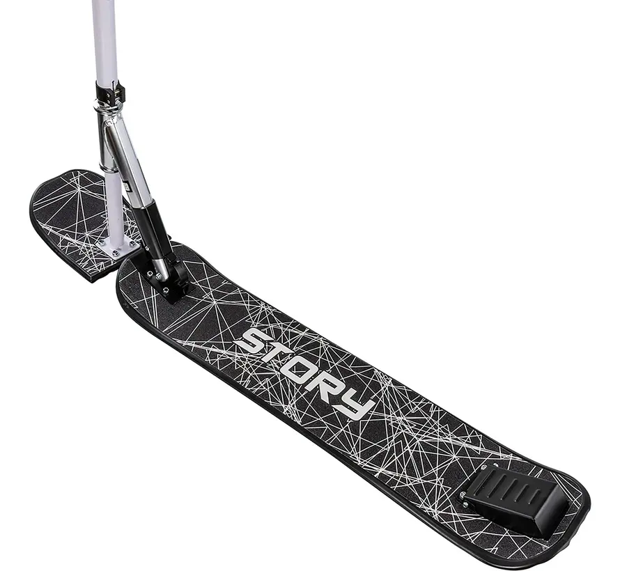 Story Deluxe Snow Stuntstep – White/Black | Verstelbaar & Inklapbaar