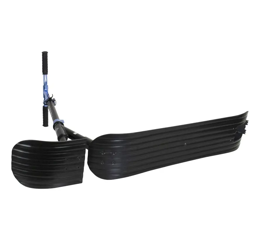 Patinete acrobático de nieve Story Deluxe – Negro/Azul | Ajustable y plegable