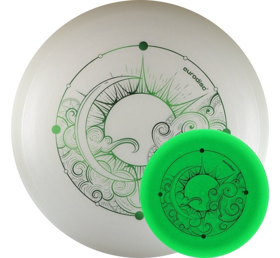 Eurodisc Superglow 175 g – Biobased Ultimate-disc in glow‑in‑the‑dark Green