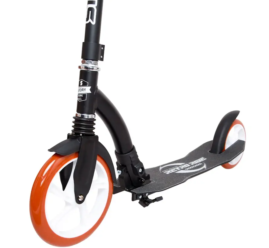 Trottinette de transport pliable Story Retro Ride Vintage Noir