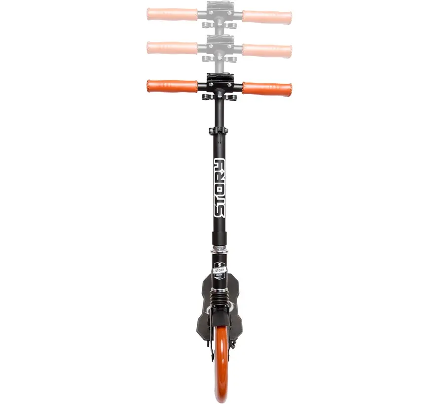 Story Opvouwbare Transportstep Retro Ride Vintage Black