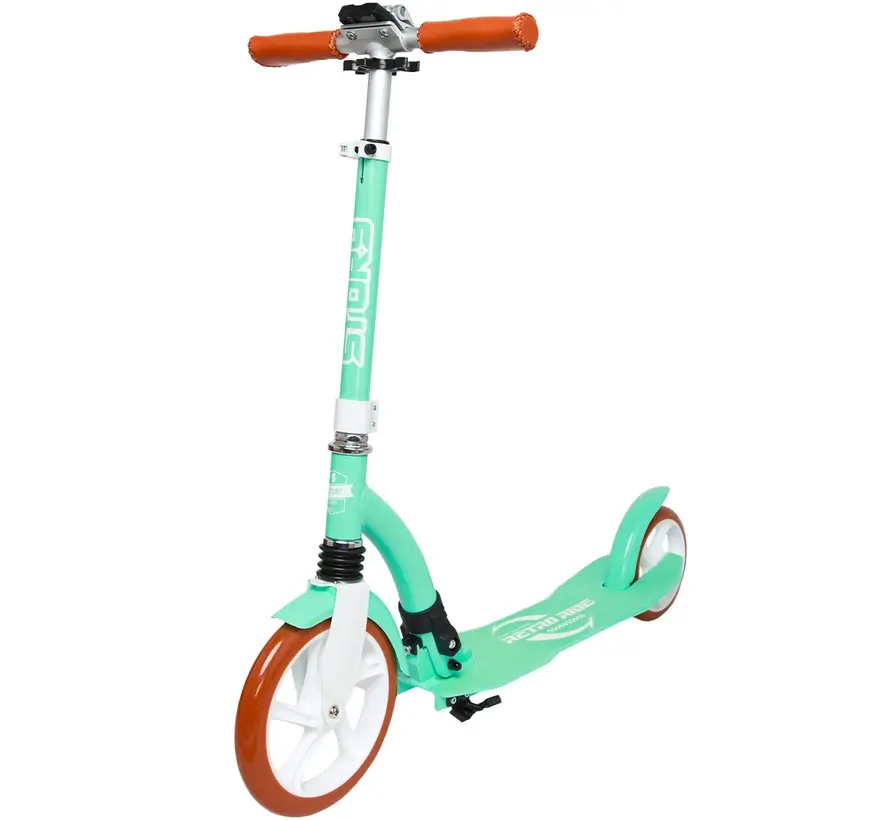 Story Faltbarer Transportroller Retro Ride Weiß/Mint