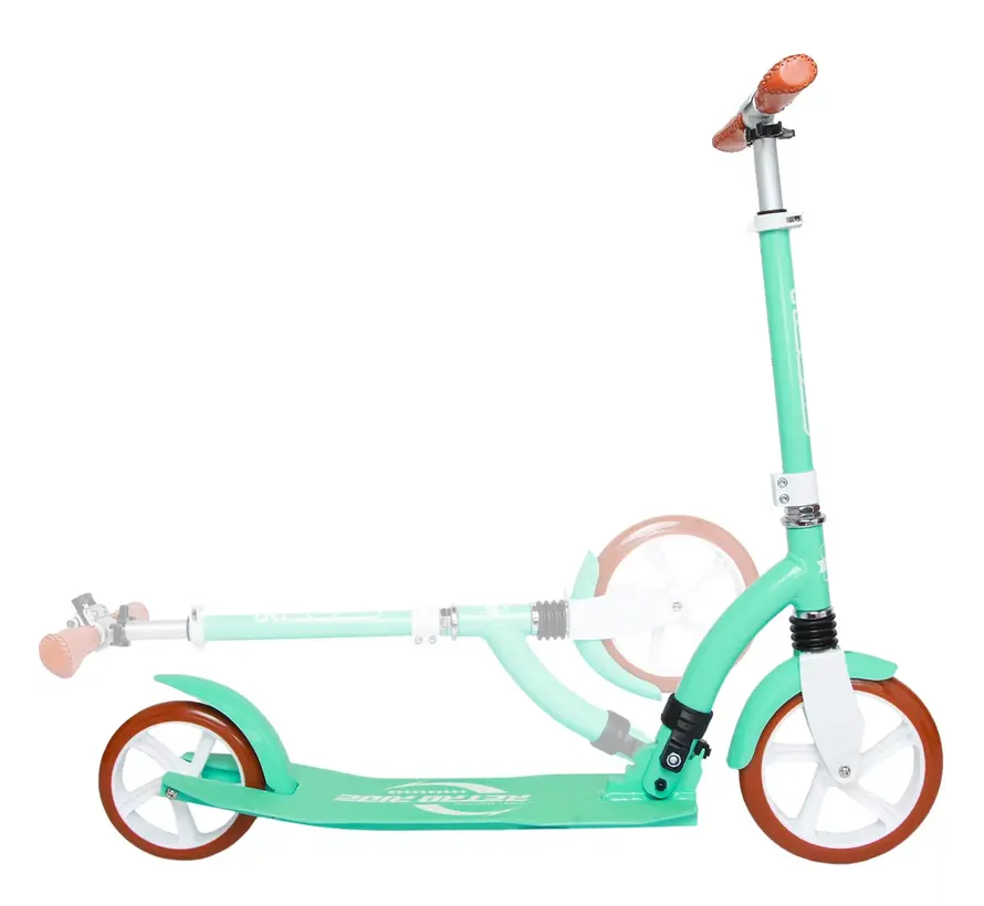 Story Faltbarer Transportroller Retro Ride Weiß/Mint