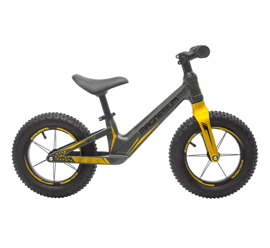 Story Magnesium Loopfiets – Ultralight Balance Bike met Instelbare Zadelhoogte