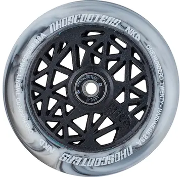 NKD Koło do hulajnogi wyczynowej NKD Black Widow 120 mm, biało-czarne
