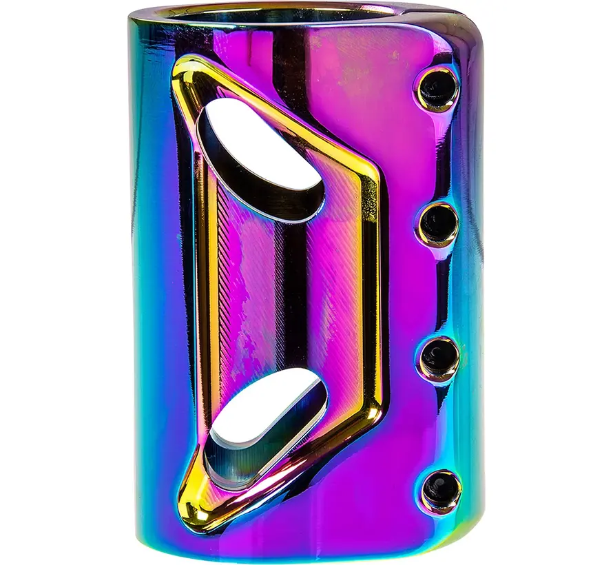 NKS SCS Pro Clamp – Oversized 35 mm Aluminium Clamp Rainbow met Geïntegreerd SCS Compression System