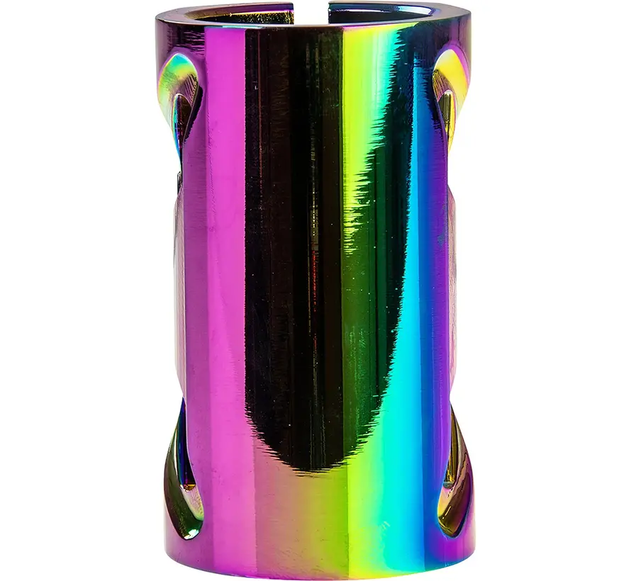 NKS SCS Pro Clamp – Übergroße 35-mm-Aluminiumklemme Rainbow mit integriertem SCS-Kompressionssystem