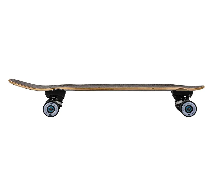 NKX Mini Cruiser Series 28″ – Ebony White | Cruiser compatto in acero a 7 strati con kicktail
