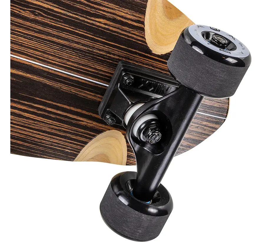 NKX Mini Cruiser Series 28″ – Ebony White | Kompaktowy 7-warstwowy cruiser z klonu z kicktailem