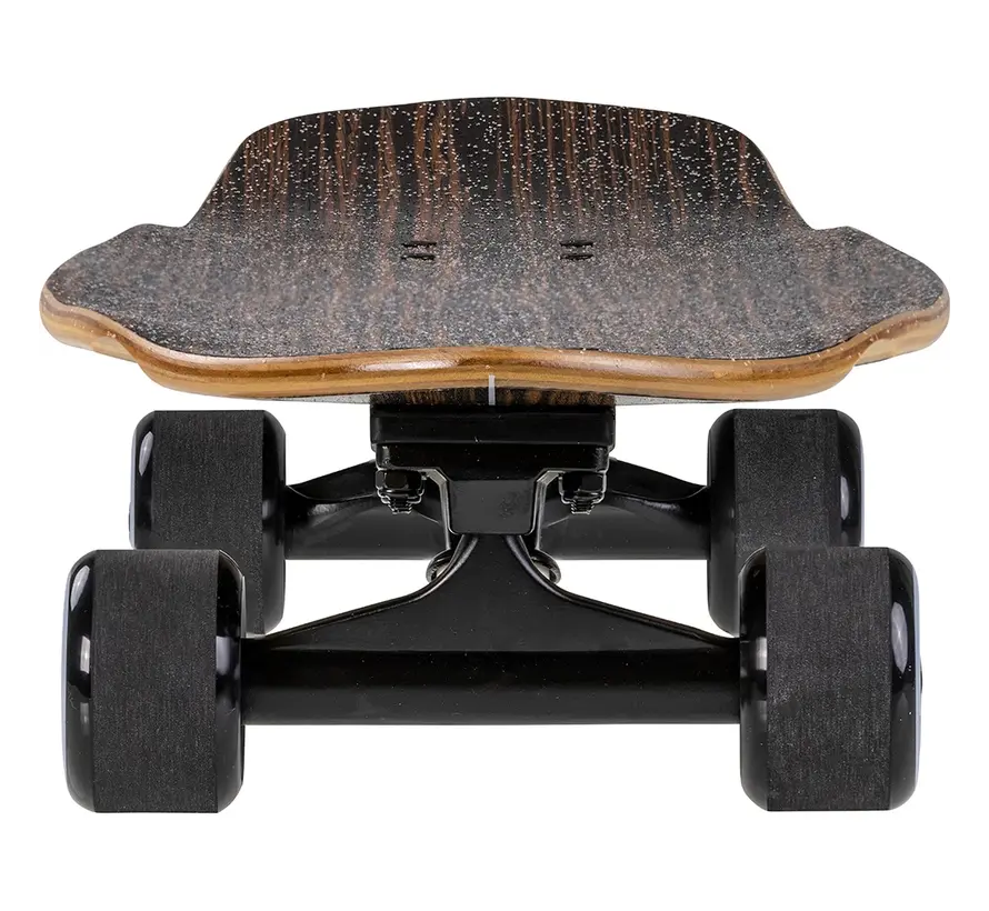NKX Mini Cruiser Serie 28″ – Ebenholzweiß | Kompakter 7-lagiger Ahorn-Cruiser mit Kicktail