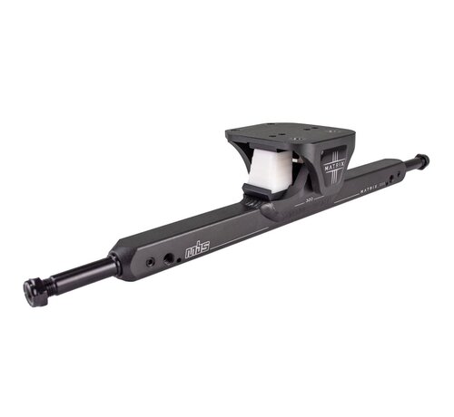 MBS Truck de mountainboard CNC MBS Matrix III 12 × 420 mm Charcoal E Mountainboard Ready