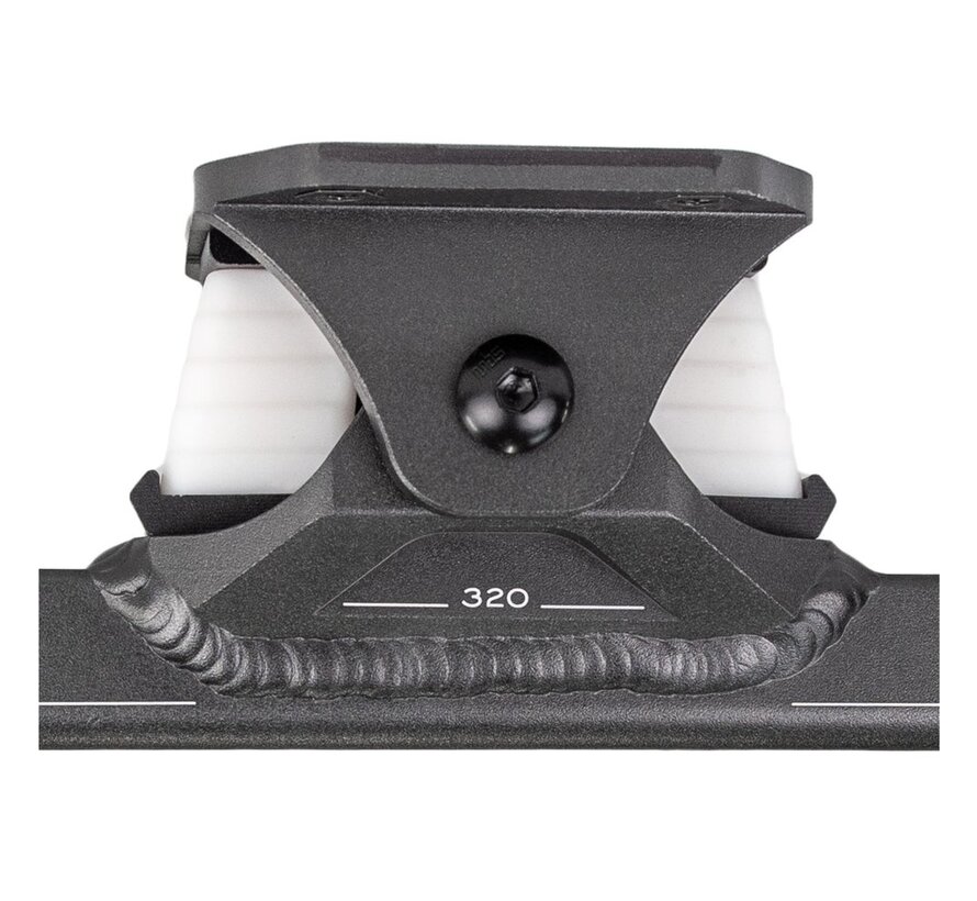 Truck per mountainboard MBS Matrix III CNC 12 × 420 mm Charcoal E Mountainboard Ready