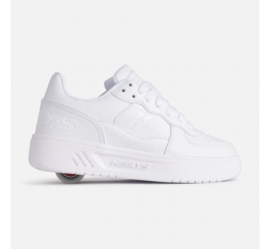 Heelys Reserve Low – Bianco / Bianco | Scarpa con rotelle monoruota in classico stile da campo