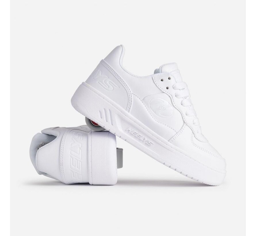 Heelys Reserve Low – Bianco / Bianco | Scarpa con rotelle monoruota in classico stile da campo
