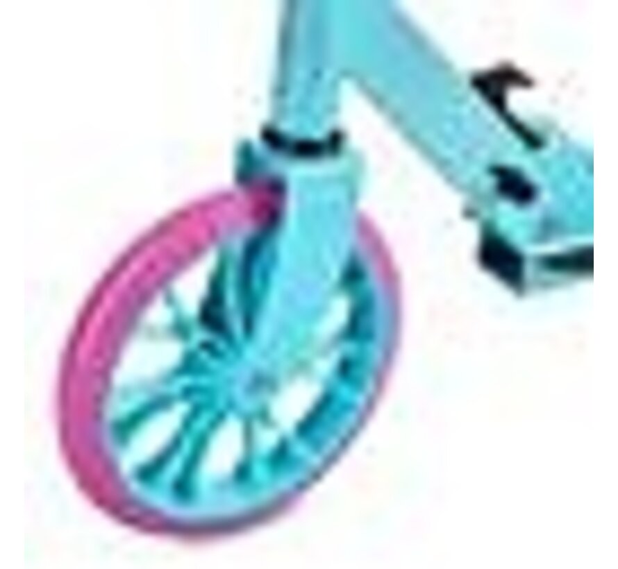 Nils Extreme HM1302 Zwart Blauw Vouwstep | Grote 200 mm Wielen & Verstelbaar Handvat