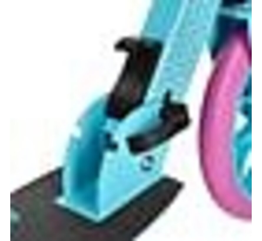 Monopattino pieghevole Nils Extreme HM1302 nero e blu | Ruote grandi da 200 mm e manubrio regolabile