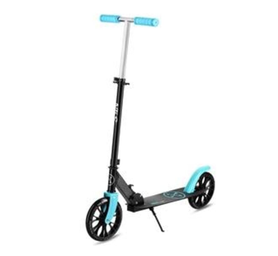 Monopattino pieghevole Nils Extreme HM1302 Schwarz Black | Ruote da 200 mm e manubrio regolabile