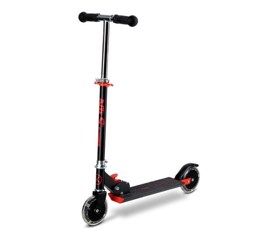 Scooter pieghevole Nils HS120L Transport Scooter Extreme Nero/Rosso