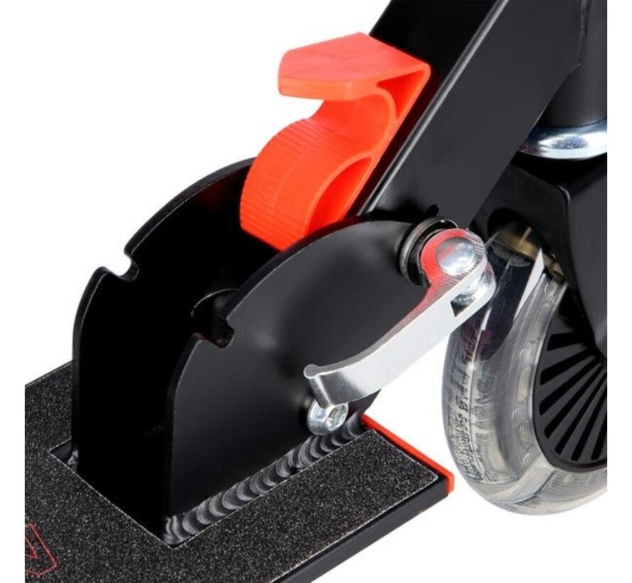 Scooter pieghevole Nils HS120L Transport Scooter Extreme Nero/Rosso