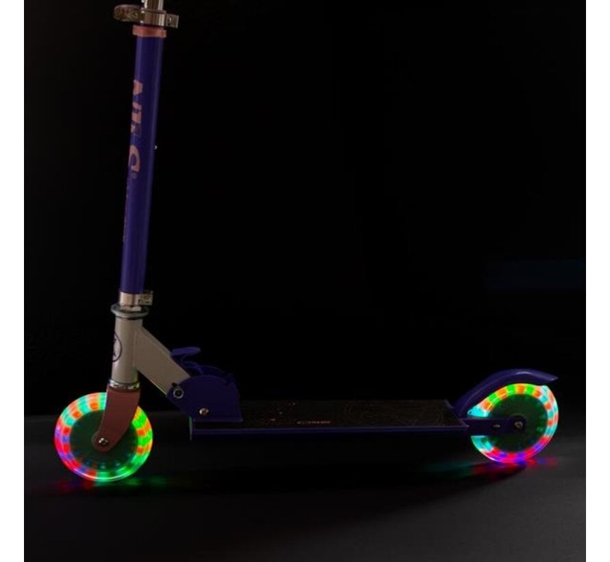 Scooter de transporte Nils HD120L Extreme violeta, plegable.