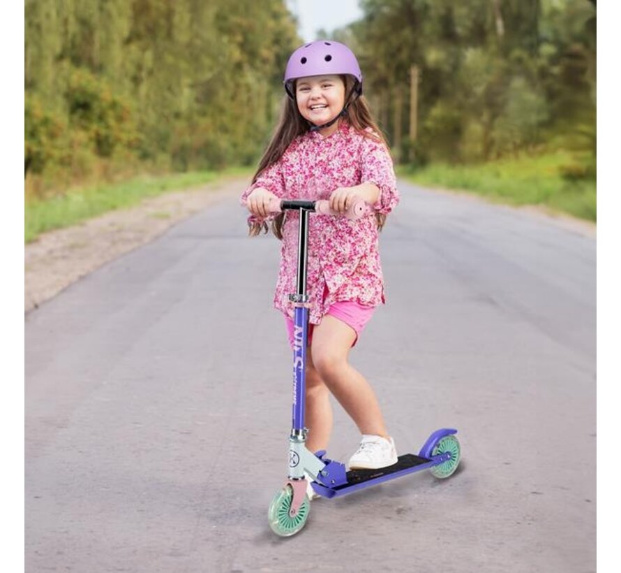 Scooter de transport Nils HD120L violet extrême, pliable