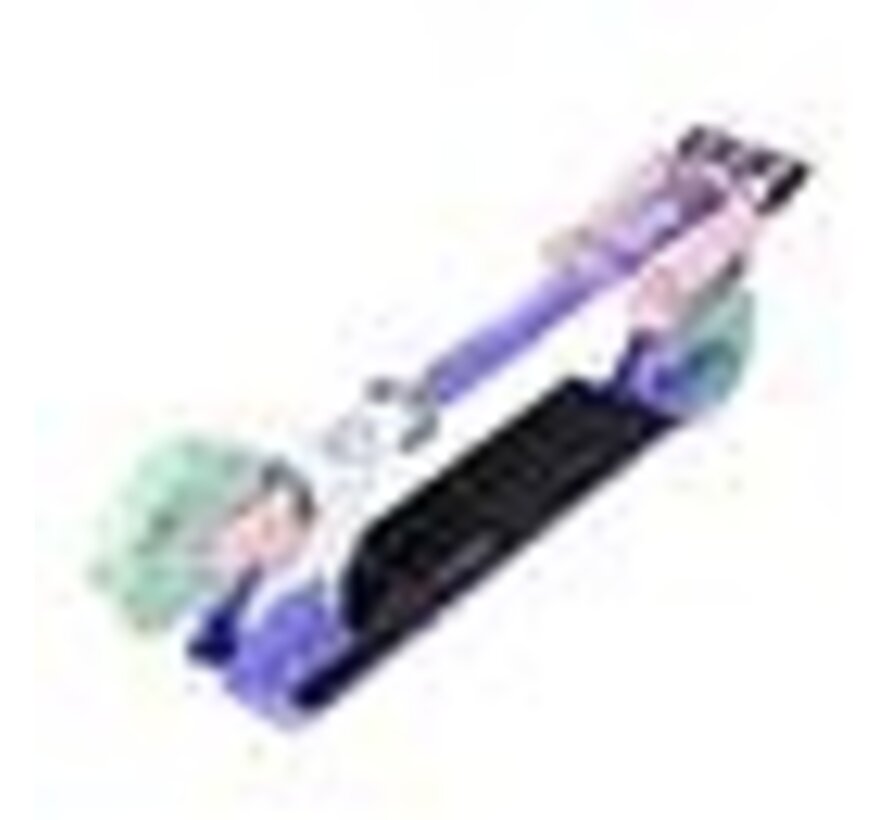 Scooter de transporte Nils HD120L Extreme violeta, plegable.