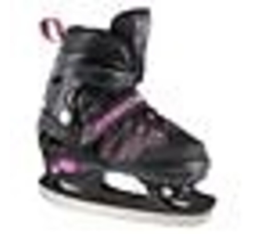 Patins à roues alignées/à glace 2 en 1 Nils Extreme NH11912 Noir/Rose Patins à glace et à vitesse réglables