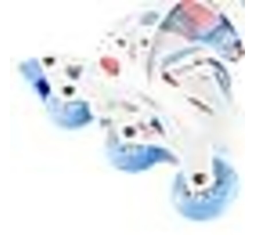 Nils Fun NJ1190 3-in-1 Skates / Rollers Wit Meegroeiende Drie-Functies Skate