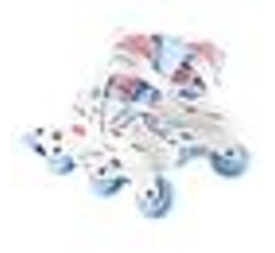 Nils Fun NJ1190 3-in-1 Skates / Rollers White Growing Three-Function Skate