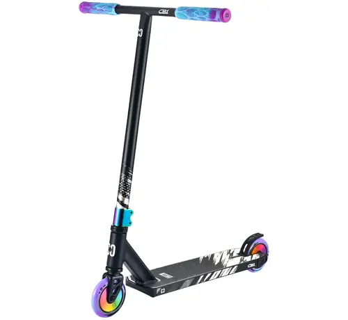 Core Monopattino Stunt Core CB1 Nero/Neocromo Ruote da 110 mm e cuscinetti ABEC 9 con finitura premium