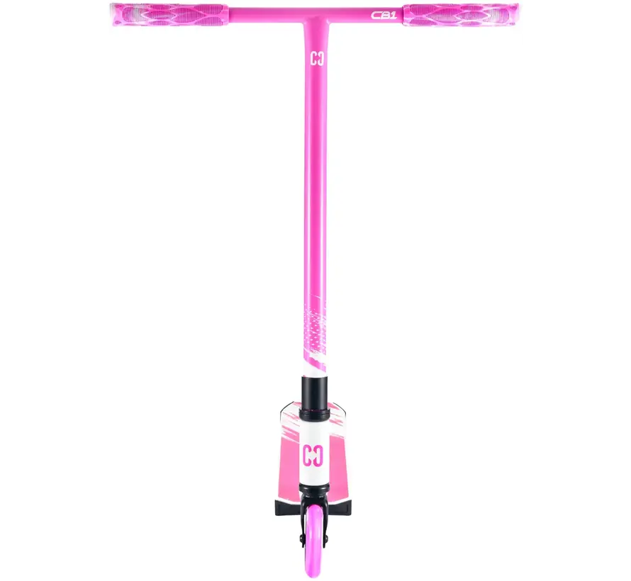 Trottinette acrobatique Core CB1 rose, roues de 110 mm, roulements ABEC 9 et plateau en aluminium