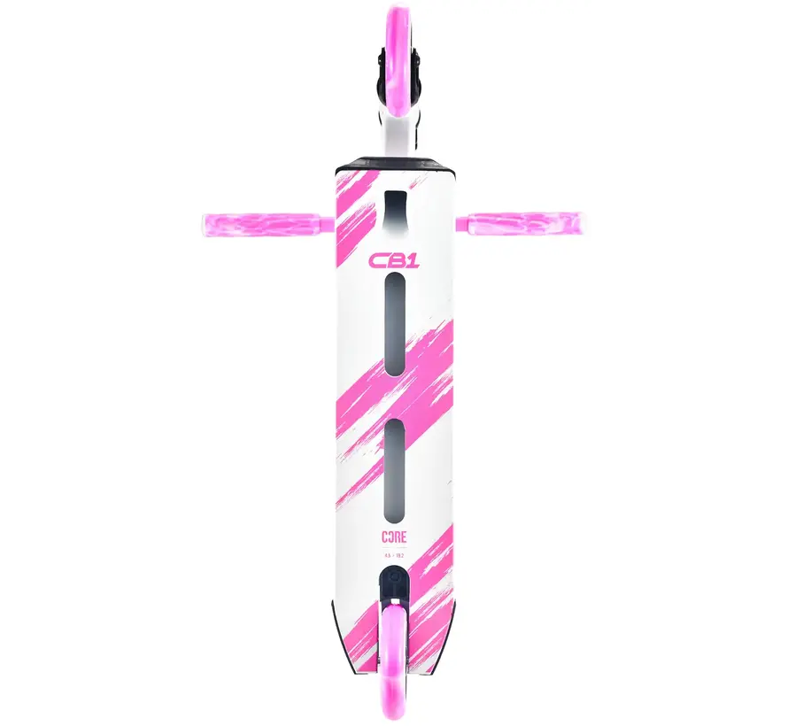 Patinete acrobático Core CB1 rosa con ruedas de 110 mm, rodamientos ABEC 9 y base de aluminio