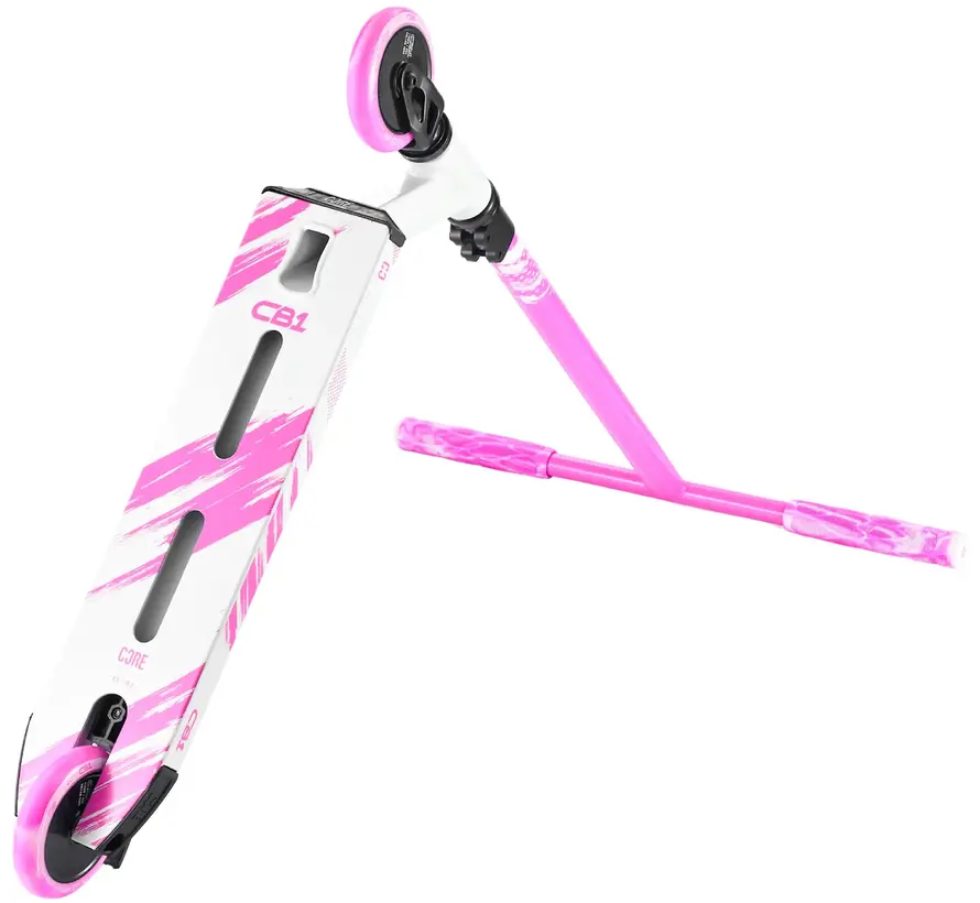 Monopattino stunt Core CB1 rosa con ruote da 110 mm, cuscinetti ABEC 9 e ponte in alluminio