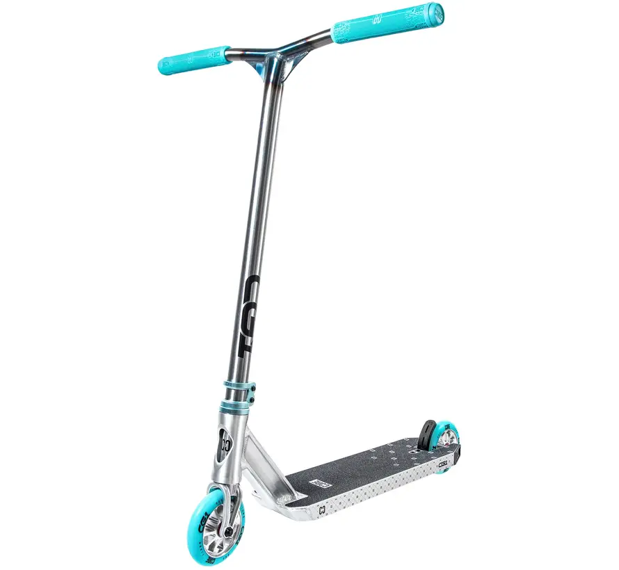 Monopattino Stunt Completo Core CG1 Raw / Teal Ruote da 110 mm, Cuscinetti ABEC 9 e Deck in Alluminio