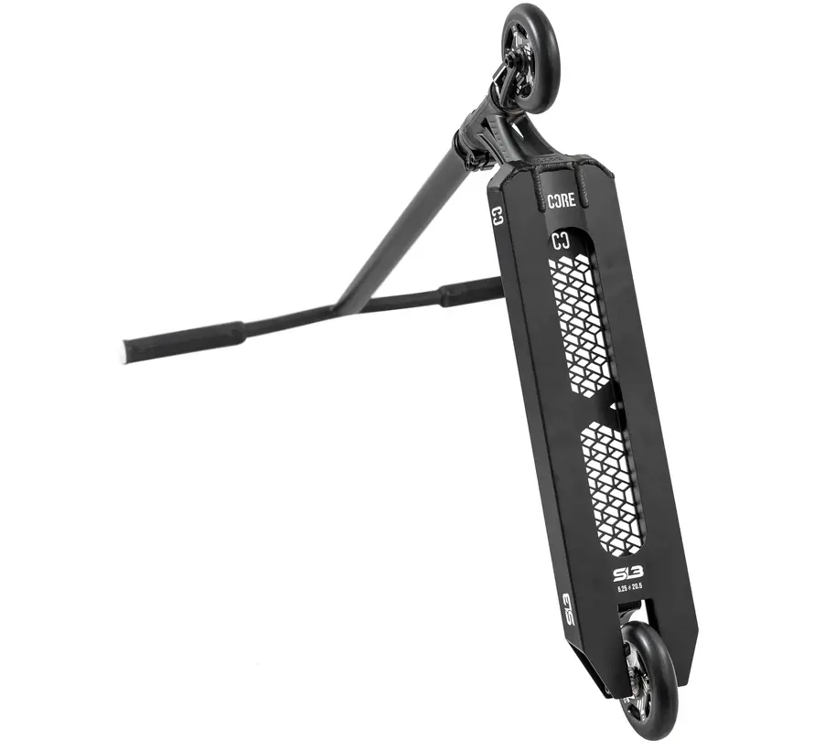 Trottinette acrobatique complète Core SL3, plateau en aluminium léger noir, roues de 110 mm et roulements ABEC 9