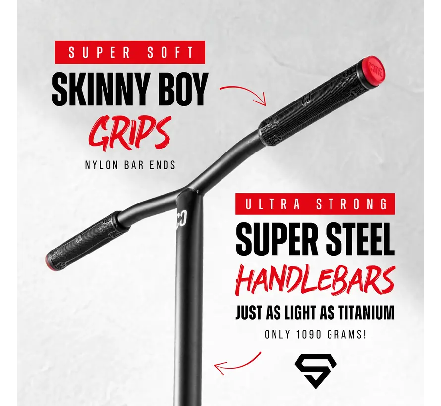 Core SL3 Complete Stuntstep Red Forged Aluminium Deck, 110 mm Vent Wielen & ABEC 9 Lagers