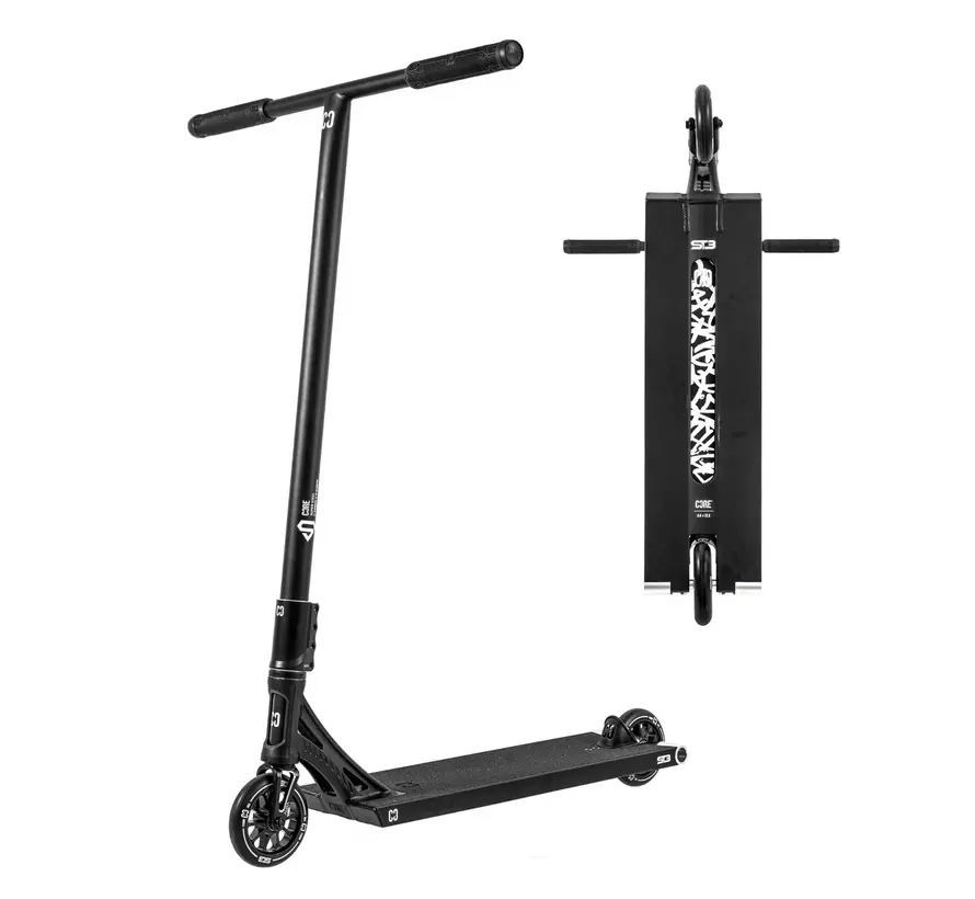 Core ST3 Complete Stunt Scooter, Schwarz, 6,5″ Deck, 110 mm Räder & Premium-Komponenten