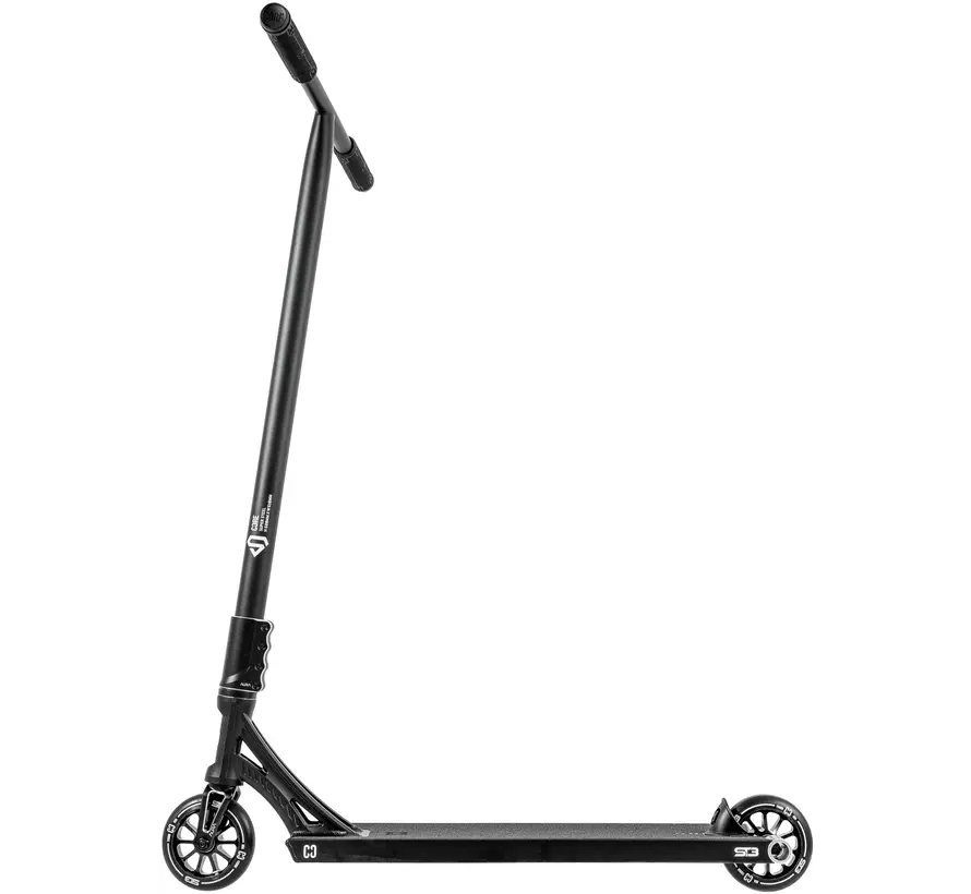 Patinete acrobático completo Core ST3 negro, base de 6,5″, ruedas de 110 mm y componentes premium