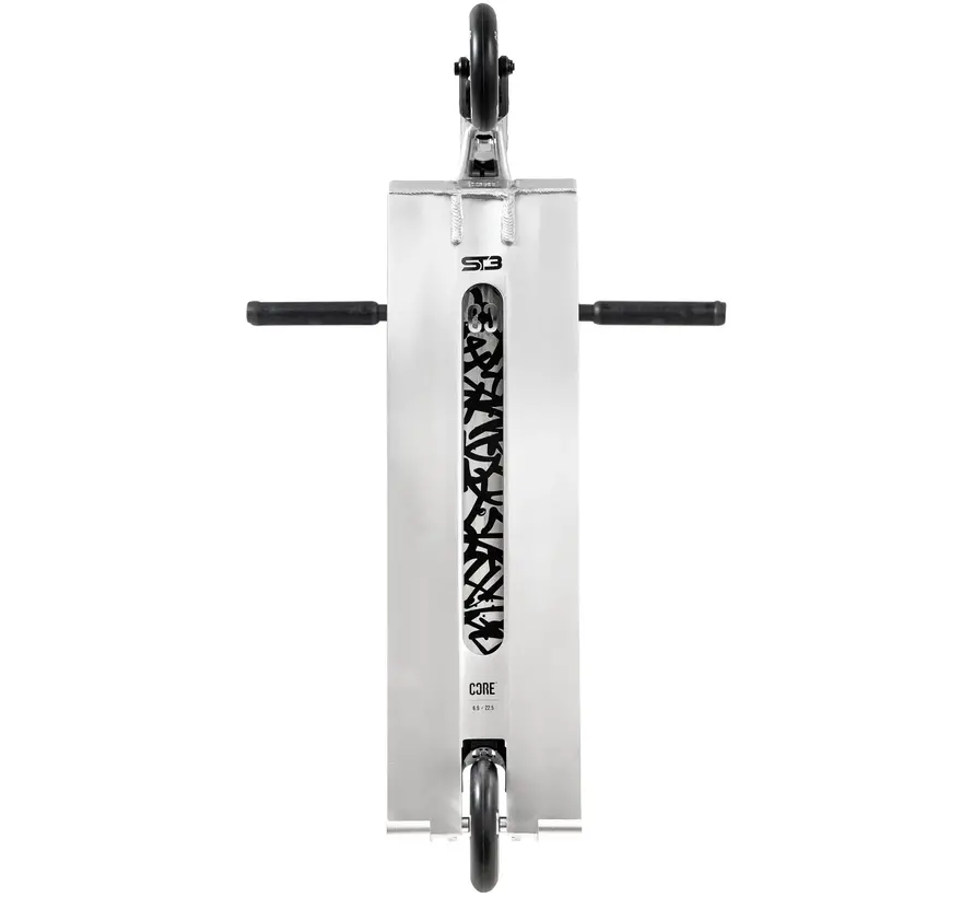 Core ST3 Complete Stunt Scooter, roh poliert, 6,5-Zoll-Deck, 110-mm-Vent-Räder und SCS-Kompression