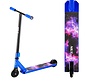 Patinete acrobático espacial Nils Extreme HS021 azul, construcción robusta de acero y aluminio, ruedas de 100 mm