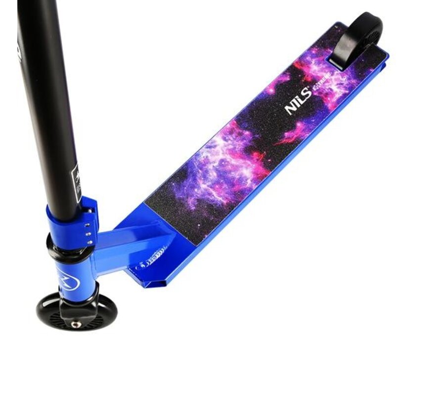 Monopattino acrobatico Nils Extreme HS021 Space, costruzione robusta in acciaio e alluminio, ruote da 100 mm