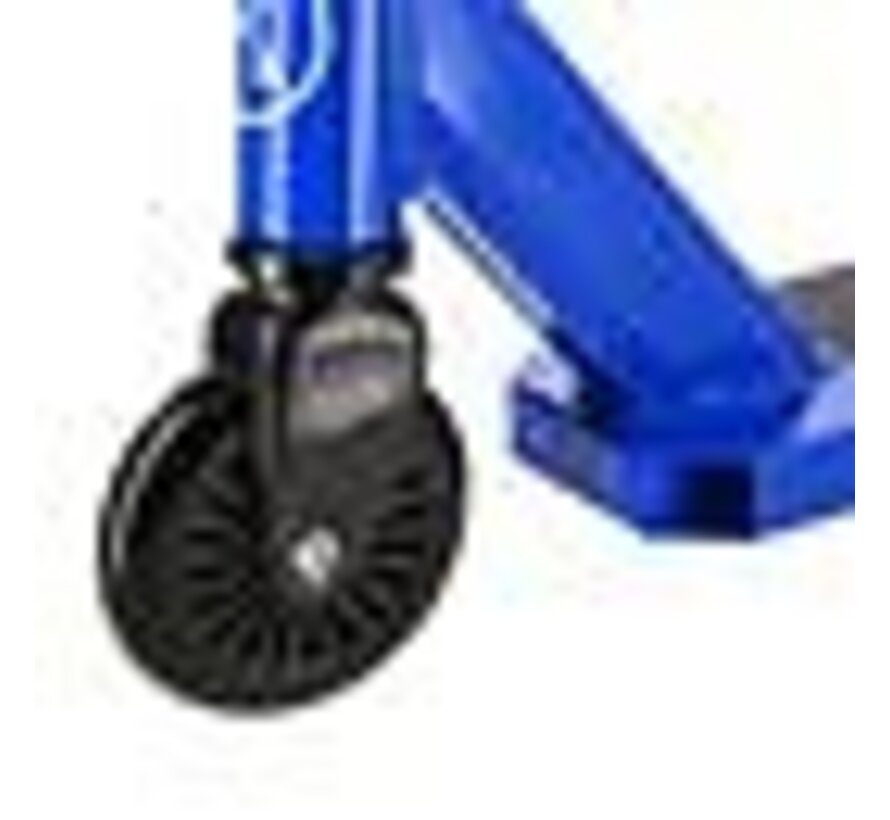 Trottinette Nils Extreme HS021 Space Stunt Bleue Construction robuste en acier et aluminium, roues de 100 mm