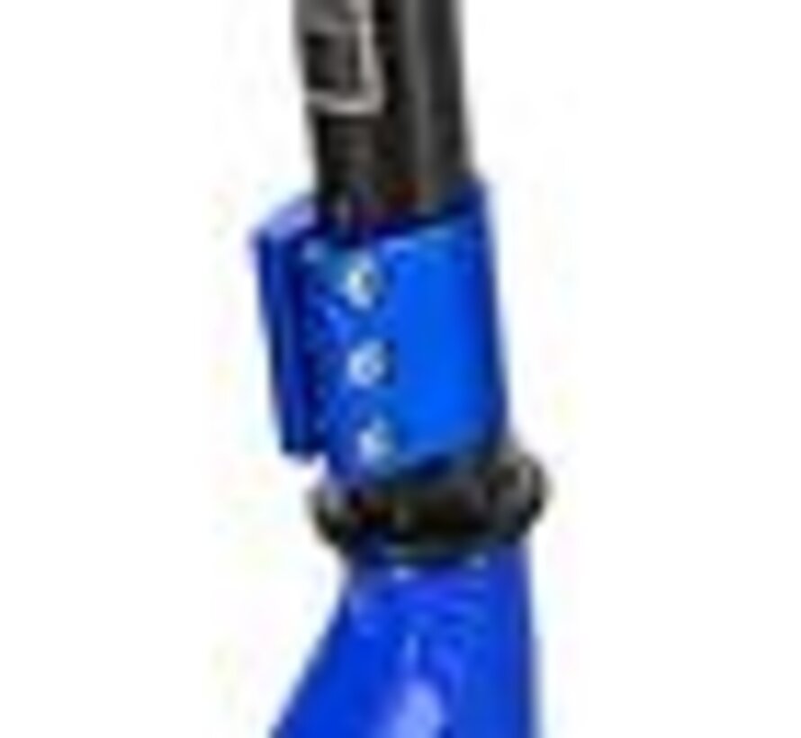 Patinete acrobático espacial Nils Extreme HS021 azul, construcción robusta de acero y aluminio, ruedas de 100 mm