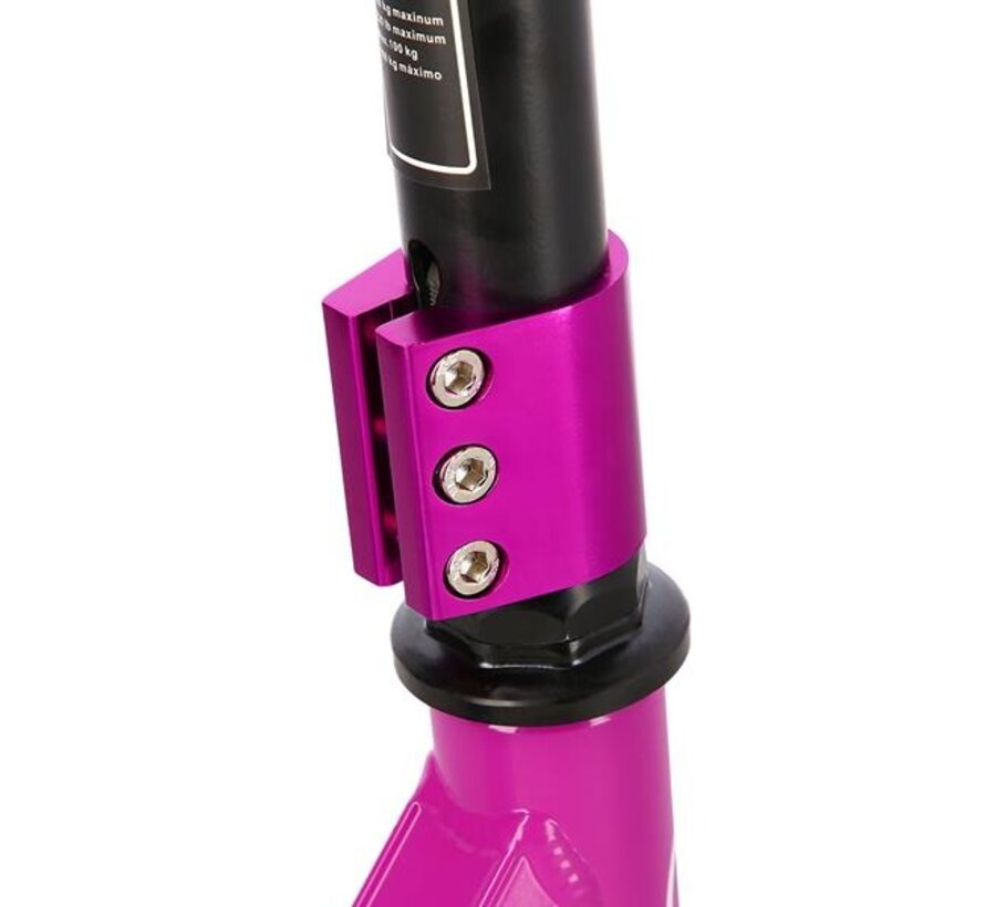 Nils Extreme HS021 Stuntstep Leaves Robuust Aluminium Deck, 100 mm Wielen en ABEC-9 Lagers